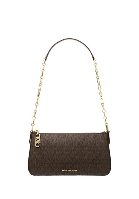 Pochette media con catena e logo Empire Michael Kors | 32S5G8EW6B252